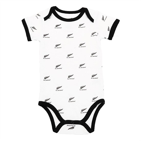 Bodysuit Multi Logo - White