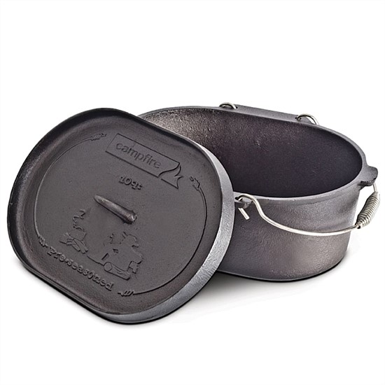 Campfire 10 QRT Oval Dutch Oven Pre-Seasoned