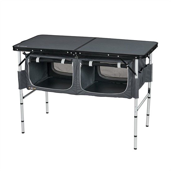 OZtrail Folding Table with Storage OZtrail Folding Table with Storage