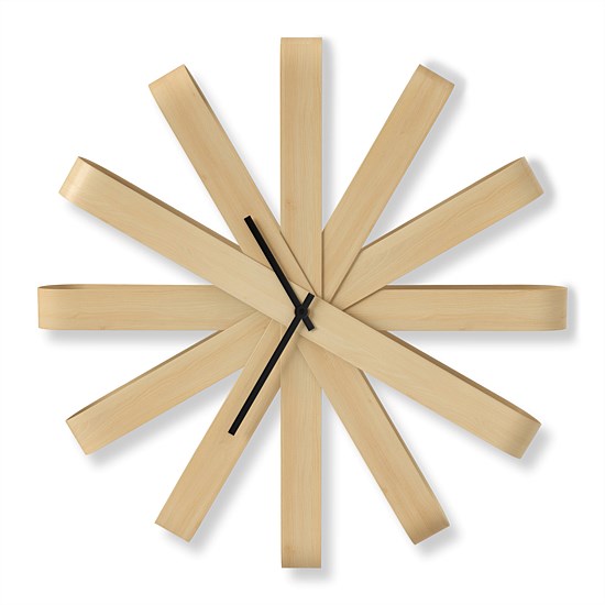 Ribbonwood Wall Clock 51cm