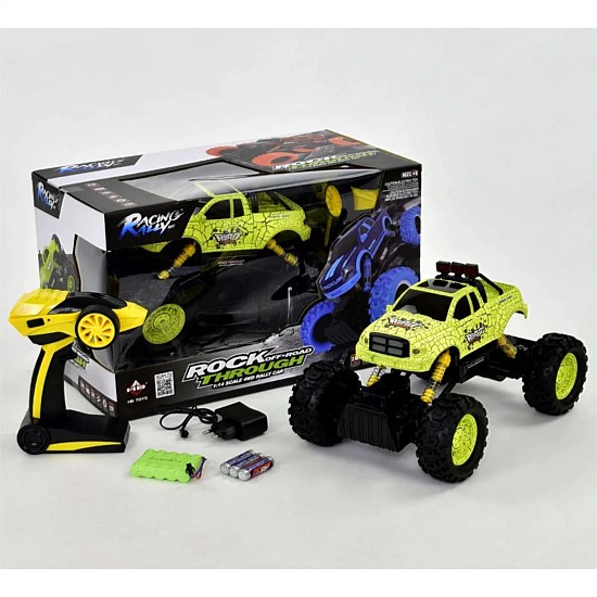 Rock Through RC  4WD Off Roader Car Green