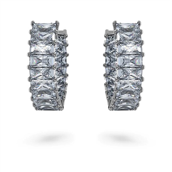 Matrix Hoop Earrings Baguette