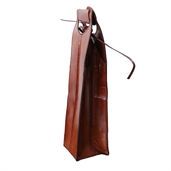 Handmade Leather Wine Bottle Holder
