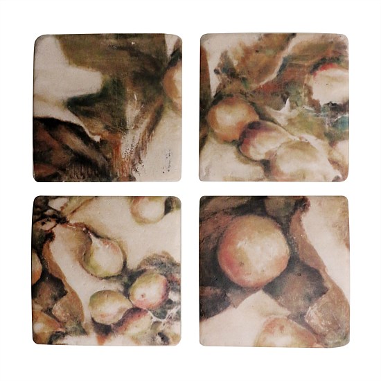 Ivy and Fig Coaster Set