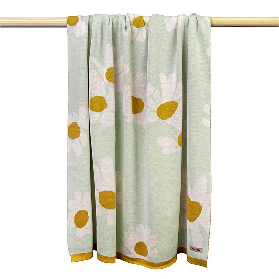 Lola + Fox Daisy Chain Cot Blanket