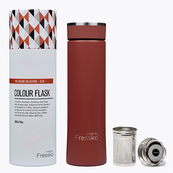 Coloured Collection Stainless Steel Flask