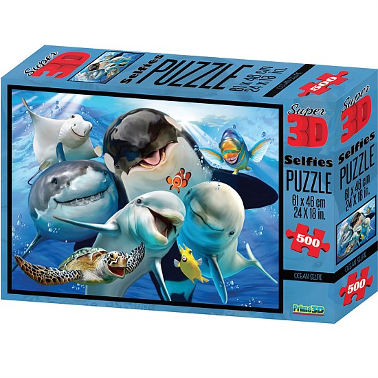 500-Piece Ocean Selfies Jigsaw Puzzle