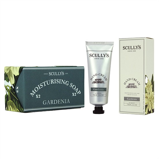 White Gardenia 3 Piece Set Soap + Hand Cream White Gardenia 3 Piece Set Soap + Hand Cream