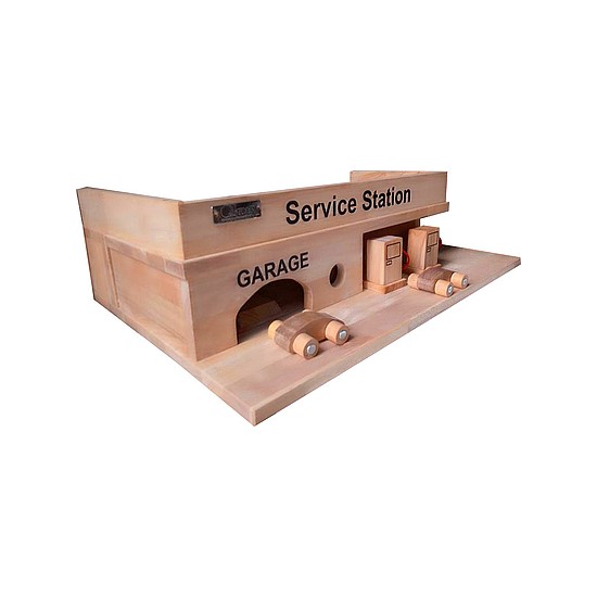 Solid Wooden Service Station