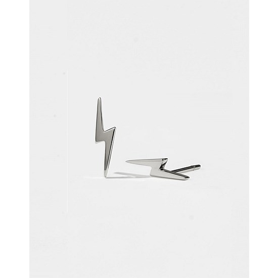 Nell Lightning Bolt Stud Earrings