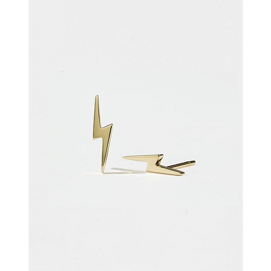 Nell Lightning Bolt Stud Earrings 9Y