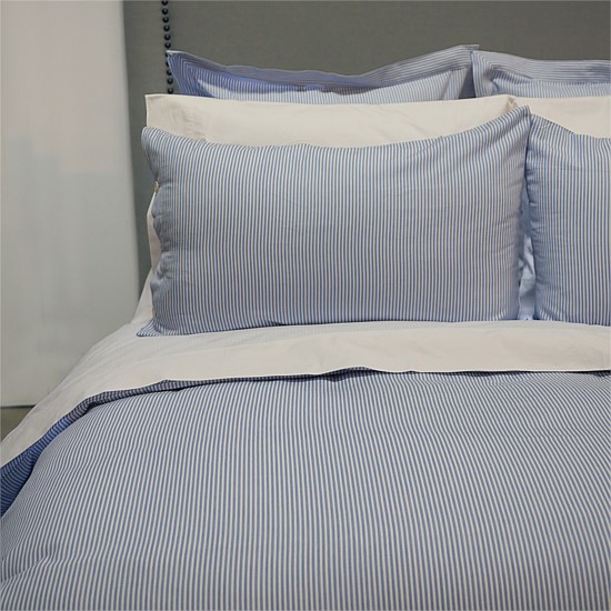 Copenhagen White/Blue SKB Duvet Set