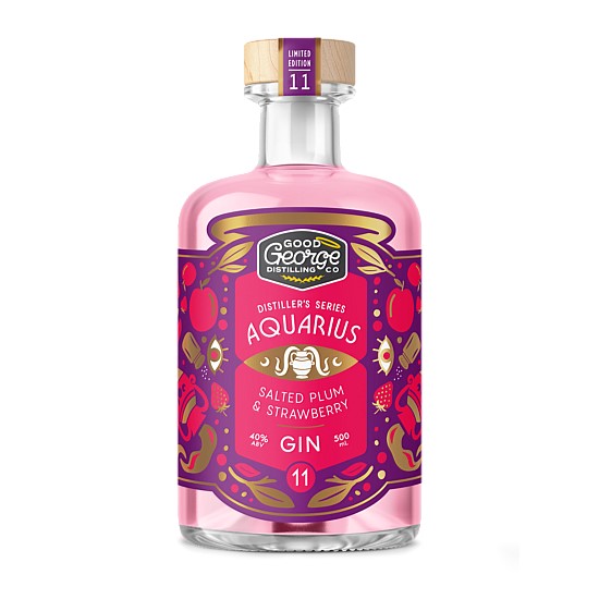 Aquarius Salted Plum & Strawberry Gin
