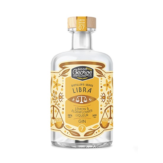 Libra Lemon and Elderflower Liqueur Gin