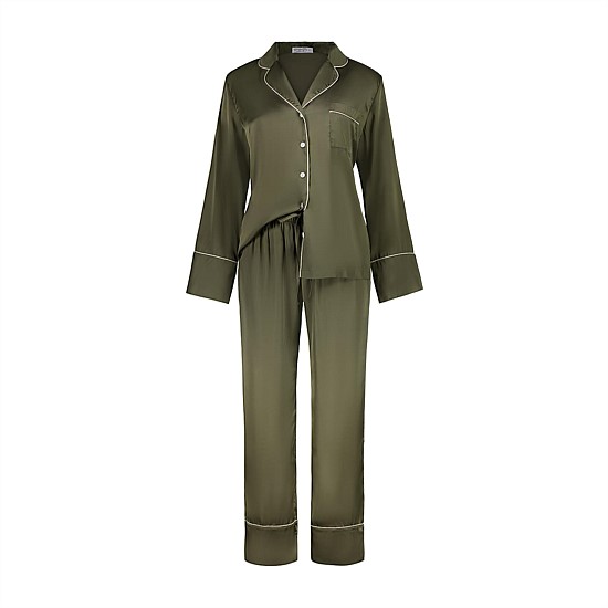 Luella Olive Silky Satin Pj Set Luella Olive Silky Satin Pj Set
