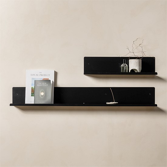 Fold Display Ledge 1200 - Black