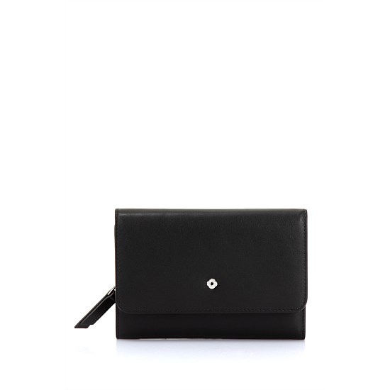 Serena Leather Tri-Fold Wallet 12cc + Zip