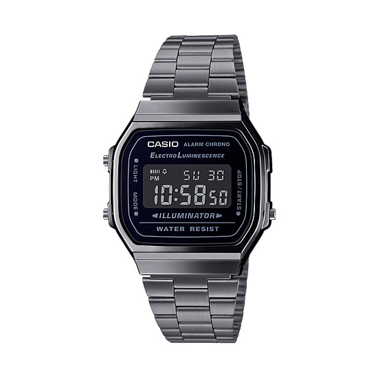 Gunmetal Grey Vintage Digital Watch