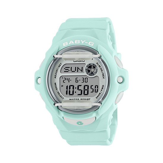 Mint Green Digital Watch