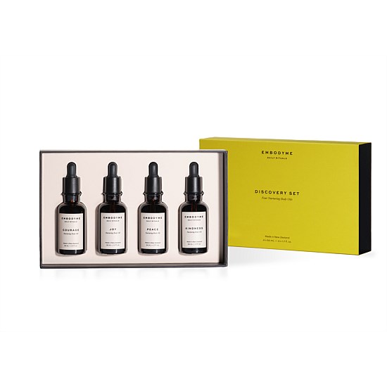 Discovery Set of Four Nurturing Body Oils