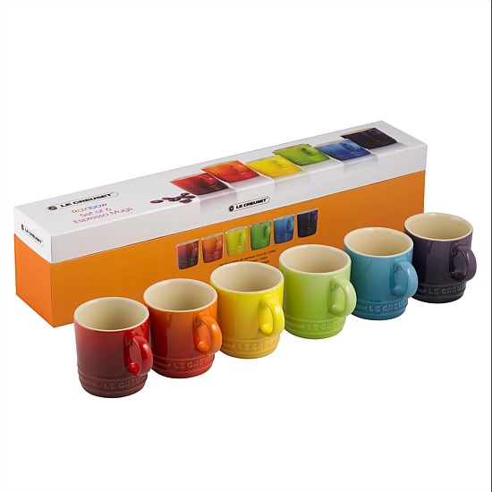 Stoneware Espresso Mug - Set of 6