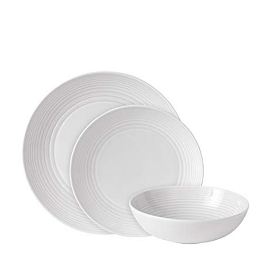 Gordon Ramsay Maze White 12 Piece Dinner Set