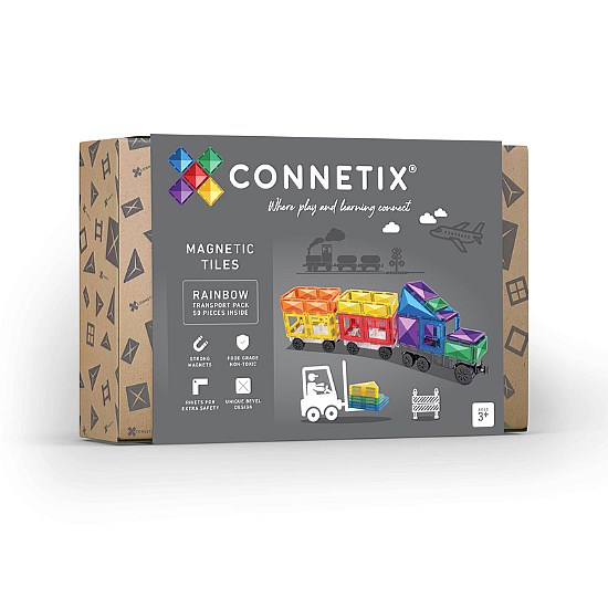 50 Piece Rainbow Transport Pack