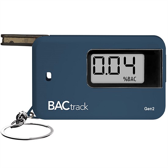 Keychain breathalyser