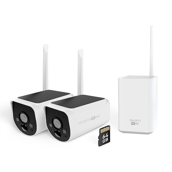 MaxRanger4K™ Solar Wireless Security System / 64GB SD Card / 2x NVW-MR4KCAM 4K Cameras MaxRanger4K™ Solar Wireless Security System / 64GB SD Card / 2x NVW-MR4KCAM 4K Cameras
