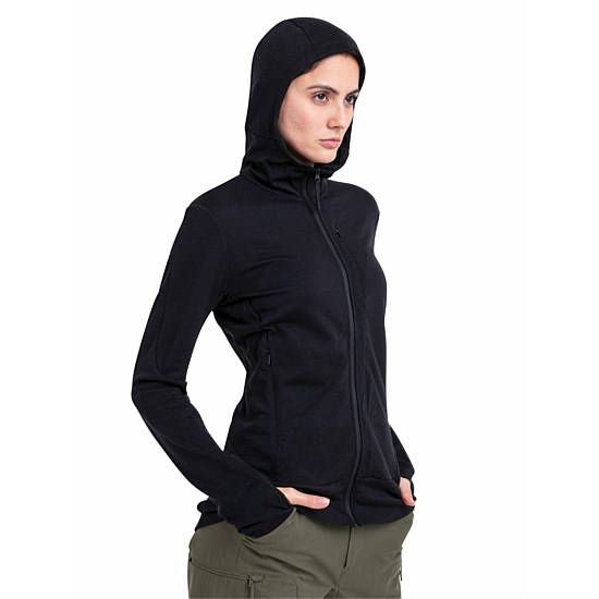 Women Merino 260 Quantum LS Zip Hoodie