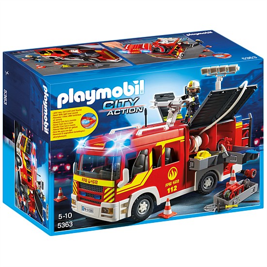 Playmobil Fire Engine with Lights & Sounds