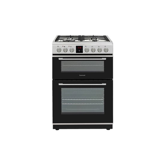 60cm double oven dual fuel