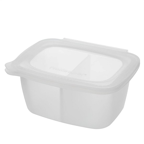 Softbox Silicone Rectagular Divided 940ml 4 Cup