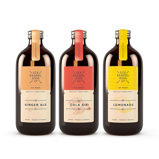 Shop Six Barrel Soda Co. Classic Soda Syrups Air New Zealand's