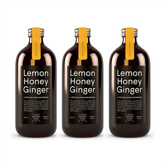 Lemon Honey Ginger Syrups