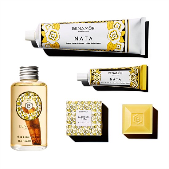 Nata Indulgence Collection: Body Cream + Dry Oil + Hand Cream + Soap Nata Indulgence Collection: Body Cream + Dry Oil + Hand Cream + Soap