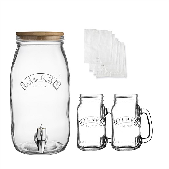 Kilner Kombucha Drinks 7 piece Set