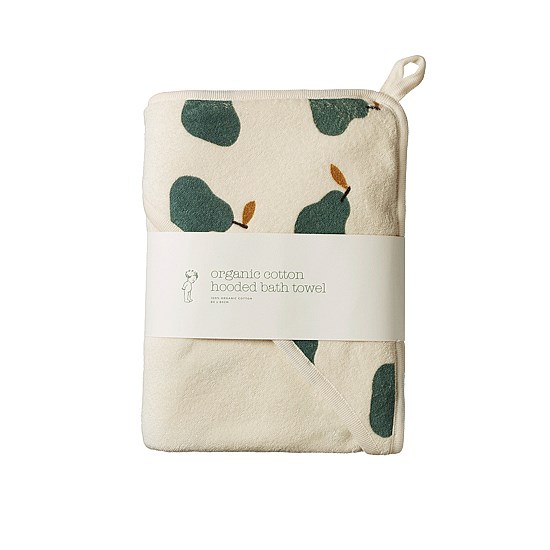 ORG COTTON HOODED TOWEL