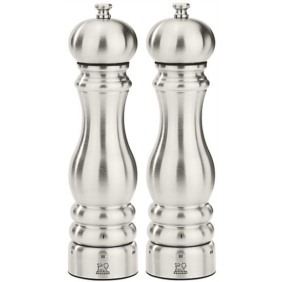 Stainless Steel Pepper & Salt Grinders Set 18cm