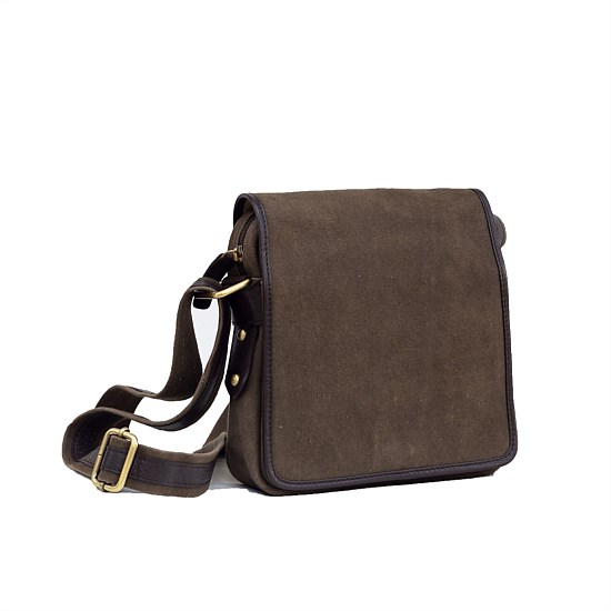 Designer Zeus Canvas Leather Bag (Unisex)