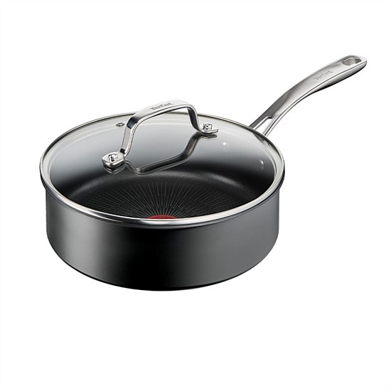 Unlimited Premium Induction Non-Stick Saute Pan + Lid 24cm