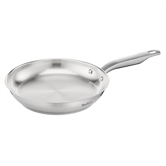 Virtuoso Induction Stainless Steel Uncoated Frypan 24cm