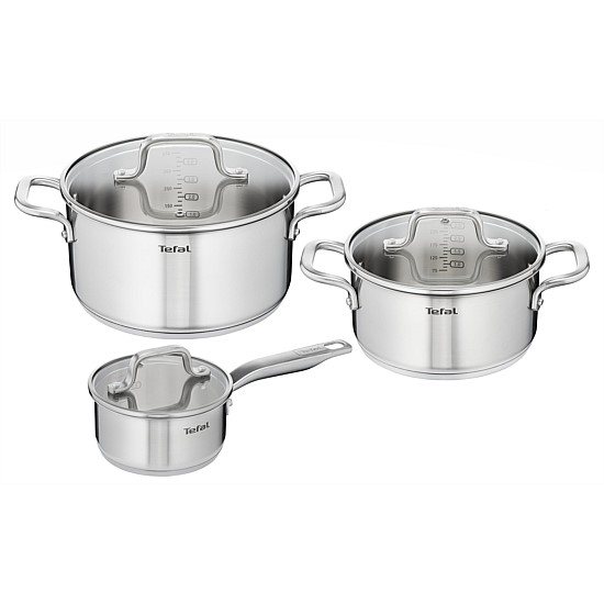 Virtuoso Induction Stainless Steel 3pce Pot Set