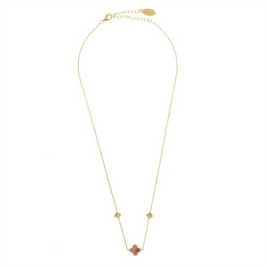 Fairwater Mother of Pearl Deluxe Necklace 55cm Gold