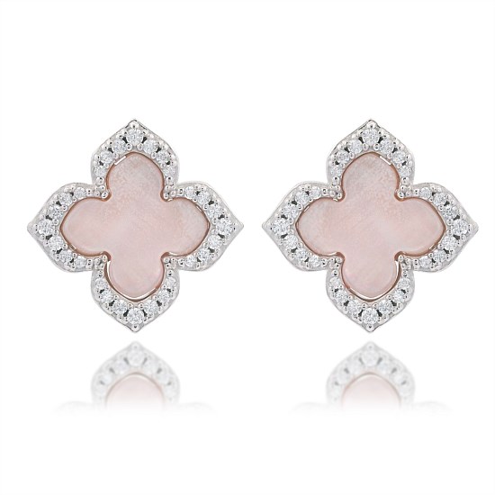Fairwater Mother of Pearl Stud - Silver