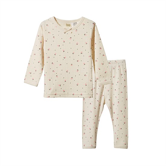 2PC LONG SLEEVE PYJAMA SET POINTELLE