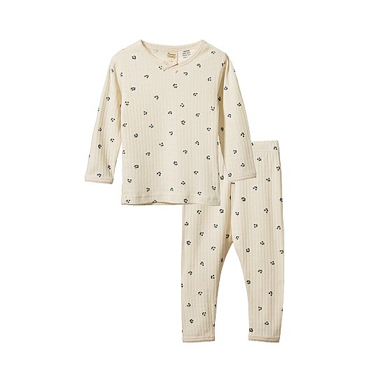 2PC LONG SLEEVE PYJAMA SET POINTELLE 2PC LONG SLEEVE PYJAMA SET POINTELLE