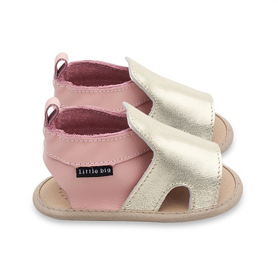 Cut Out Sandal in Goldie + Blush