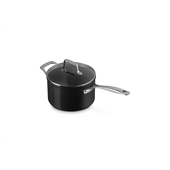 Essential Non Stick Ceramic Saucepan with Glass Lid