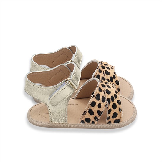 Hopscotch Sandal in Wild One + Goldie